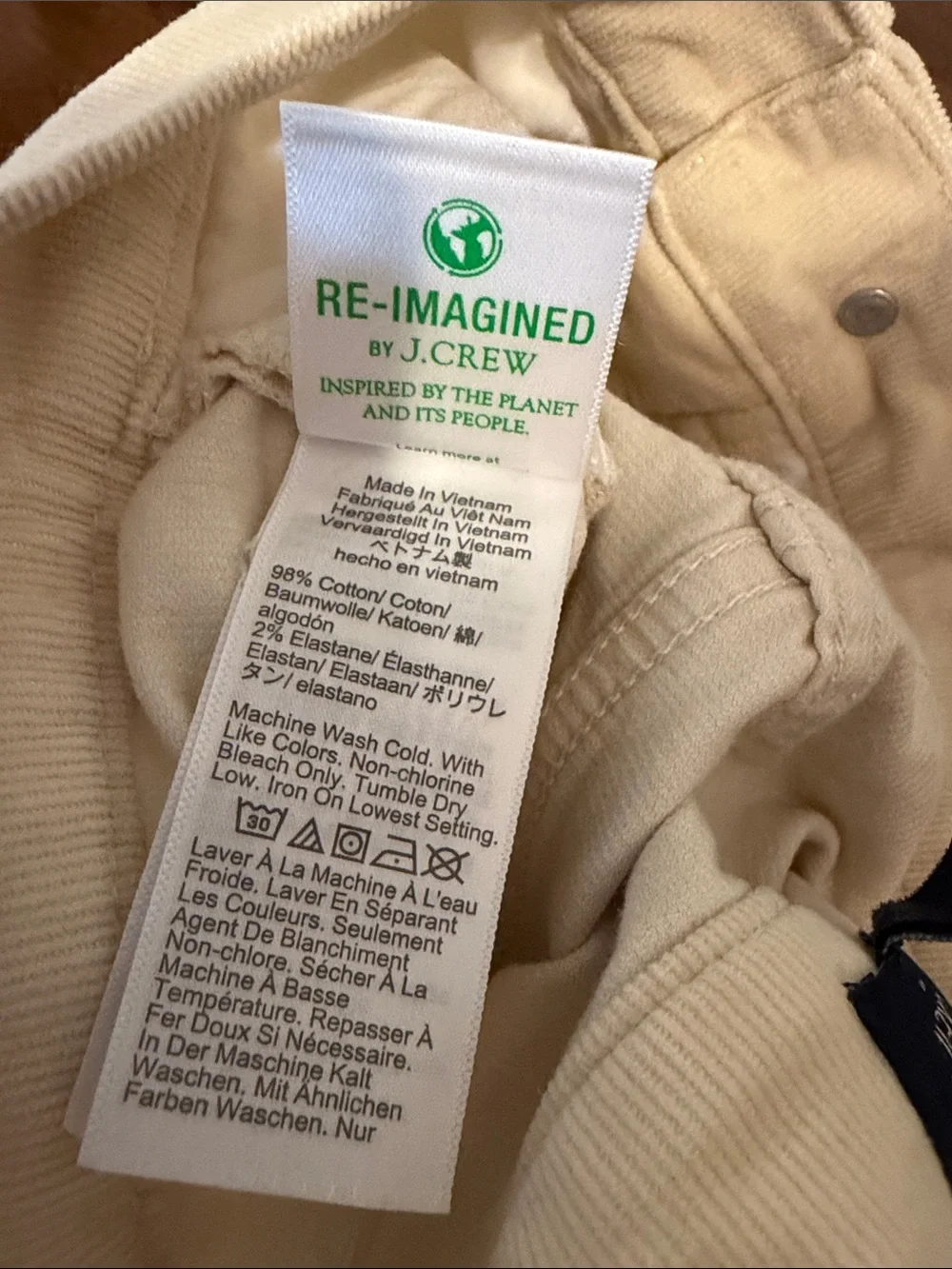 J. Crew corduroy pants